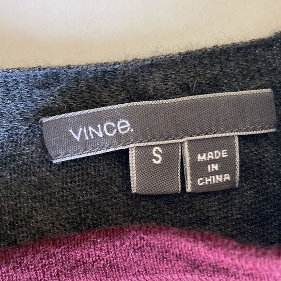 Vince Merino Wool Blend Long Sleeve Sweater Small - Picture 6 of 8